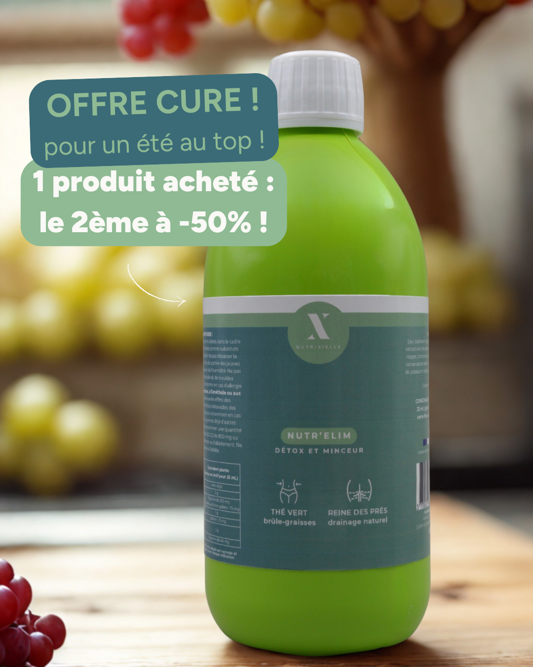 complément alimentaire détox naturelle Nutr'Elim – drainage hépatique et élimination des toxines