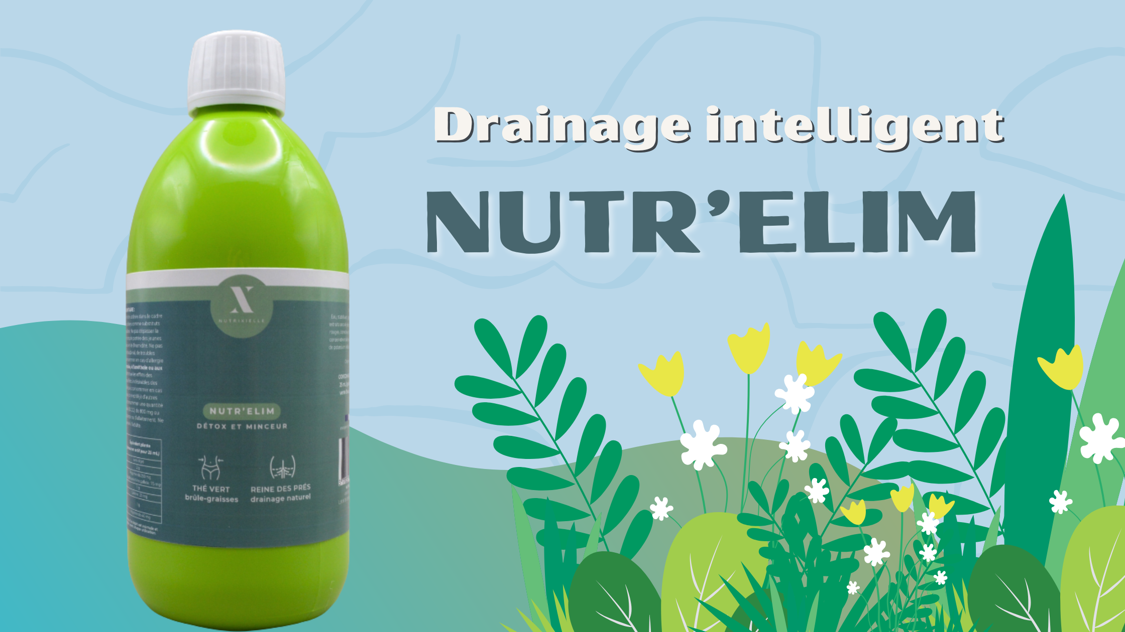 Nutr'Elim Nutrixielle – complément détox et drainage naturel à base de plantes