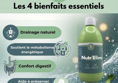 Détox foie naturel - Eliminaion, Légèreté, drainage, minceur, régime, maigrir -Nutr'Elim
