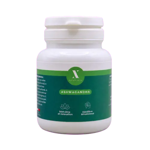 Cure découverte avec un flacon d’Ashwagandha Nutrixielle