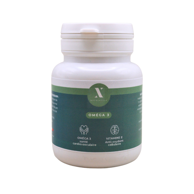 Un flacon d’Oméga 3 Nutrixielle