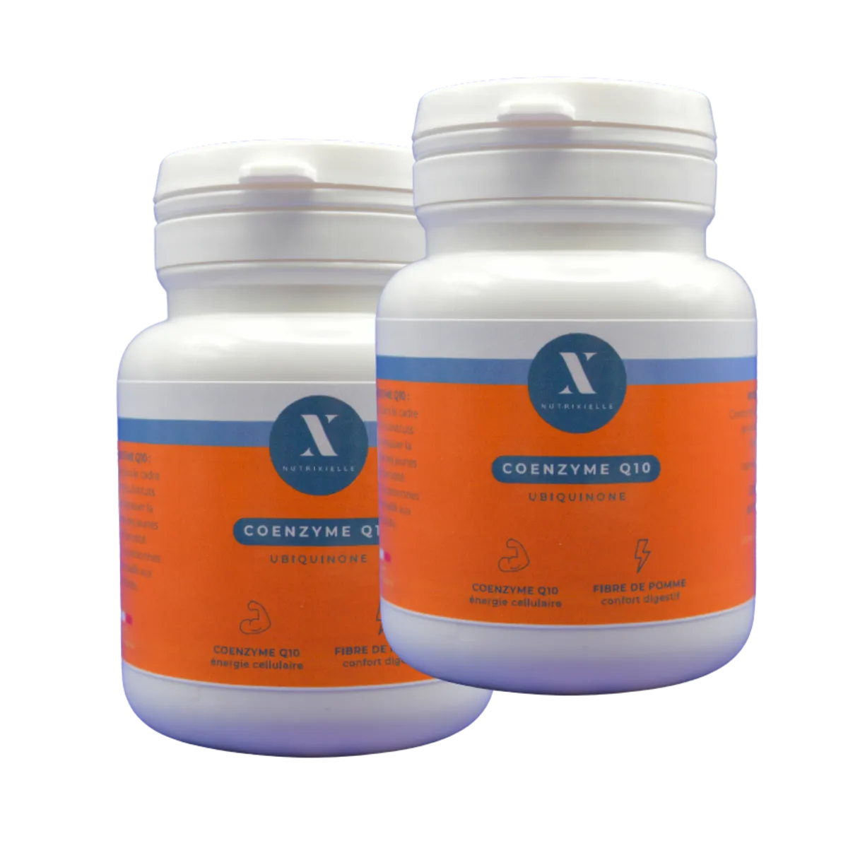 Deux flacons de Coenzyme Q10 150 mg