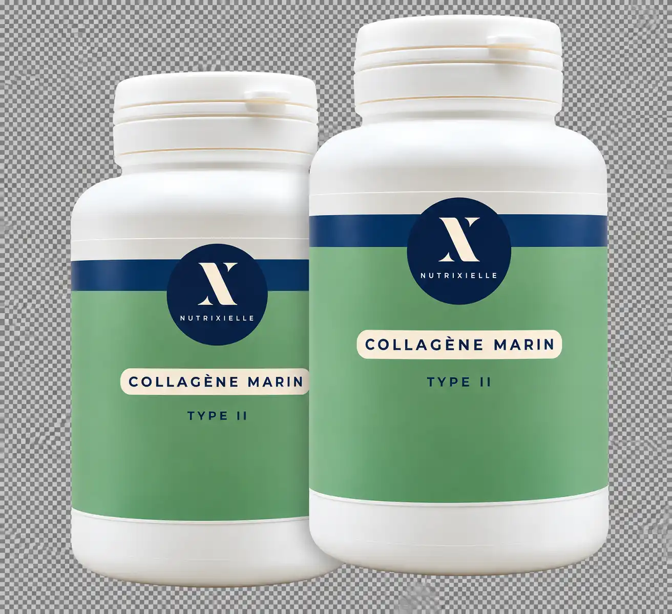 2 flacons de Collagène marin Type II Nutrixielle - 60 jours