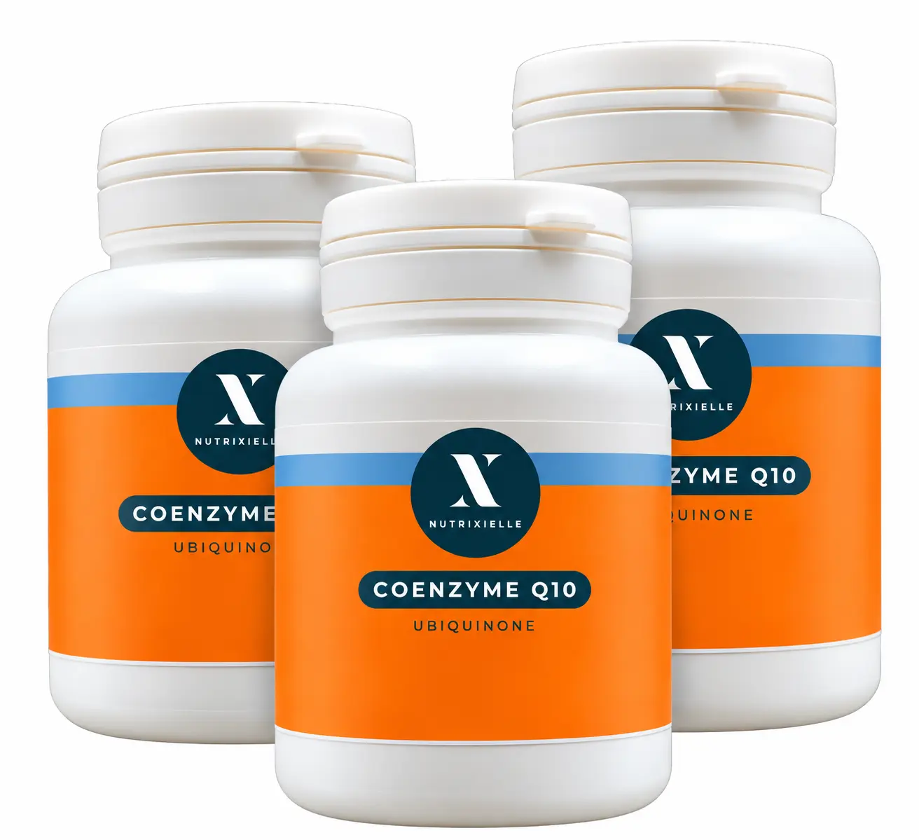 Trois flacons de Coenzyme Q10 Nutrixielle