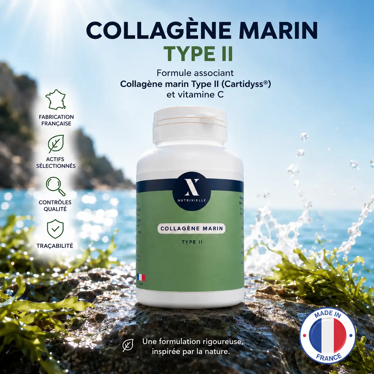 Collagène marin hydrolysé Type II Cartidyss Nutrixielle